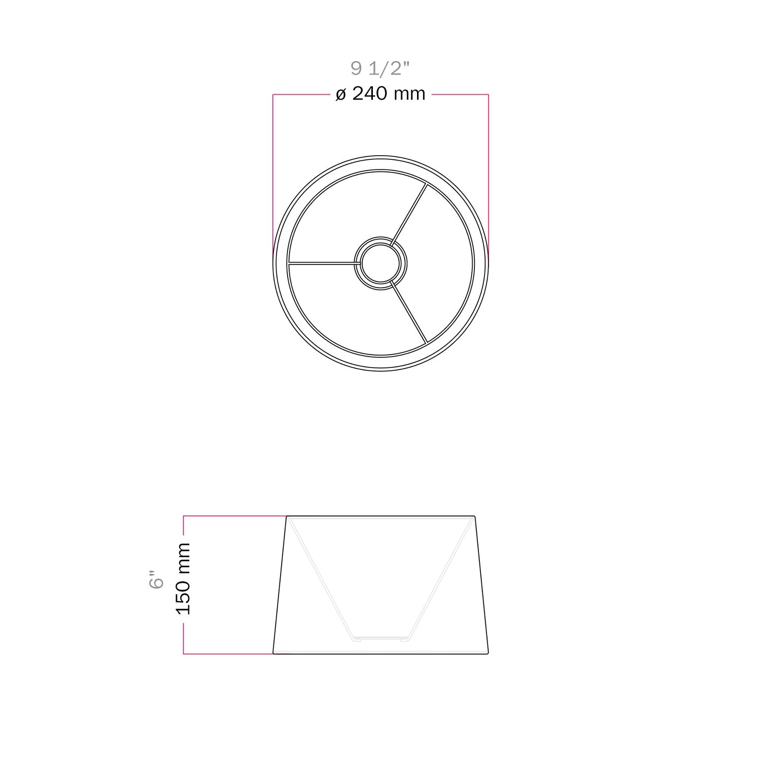 Paralume Athena con attacco E27 per lampada da tavolo o da terra - Made in Italy - Arenal Sabbia
