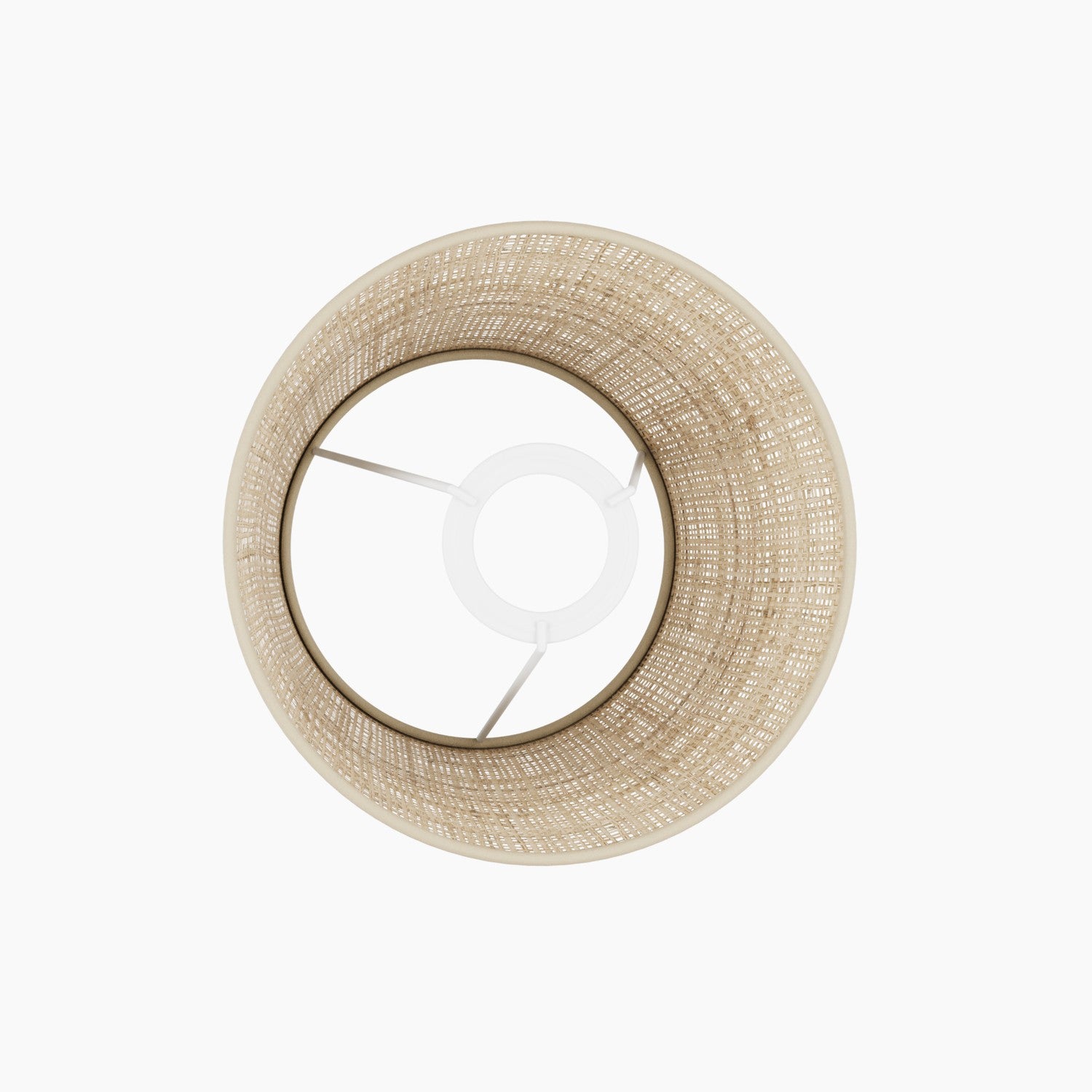 Paralume Impero S con attacco E27 per lampada da tavolo o applique - Made in Italy - Raphia