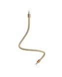 Creative Flex flexibele buis met RN06 neutrale jute stof en metalen eindstukken