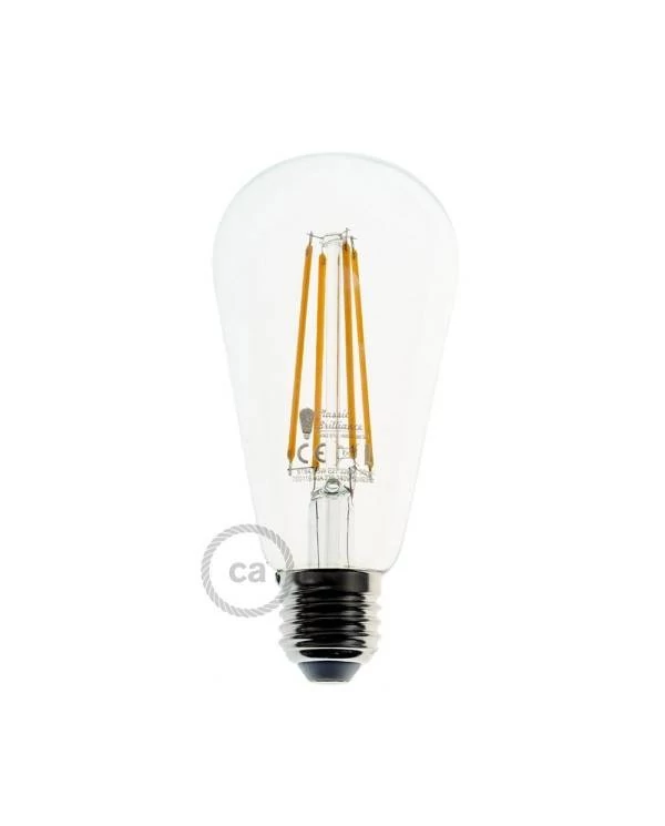 Houten wandlamp met Swing lampenkap en gebogen verlengstuk - Fermaluce Wood