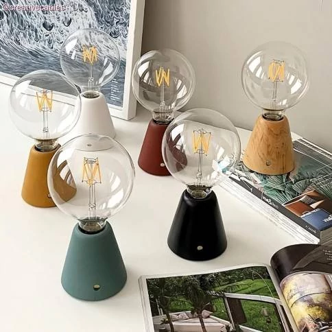 LED Gouden LED Carbon filament lamp C52 Mini Globe G45 3,5W E14 Dimbaar 2700K