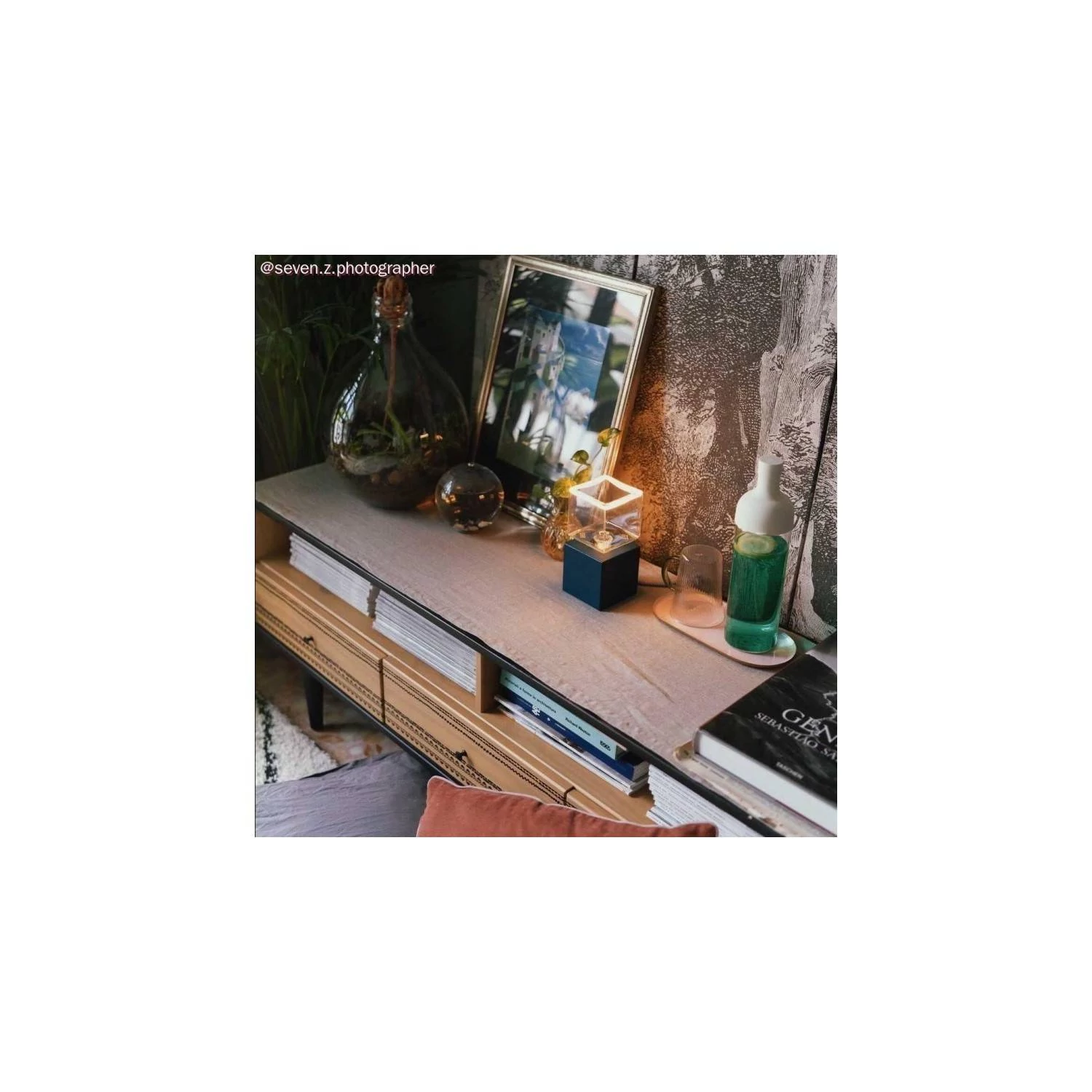 LED-lichtbron Cube Clear Floating-Collectie 4,5W Dimbaar 2200K