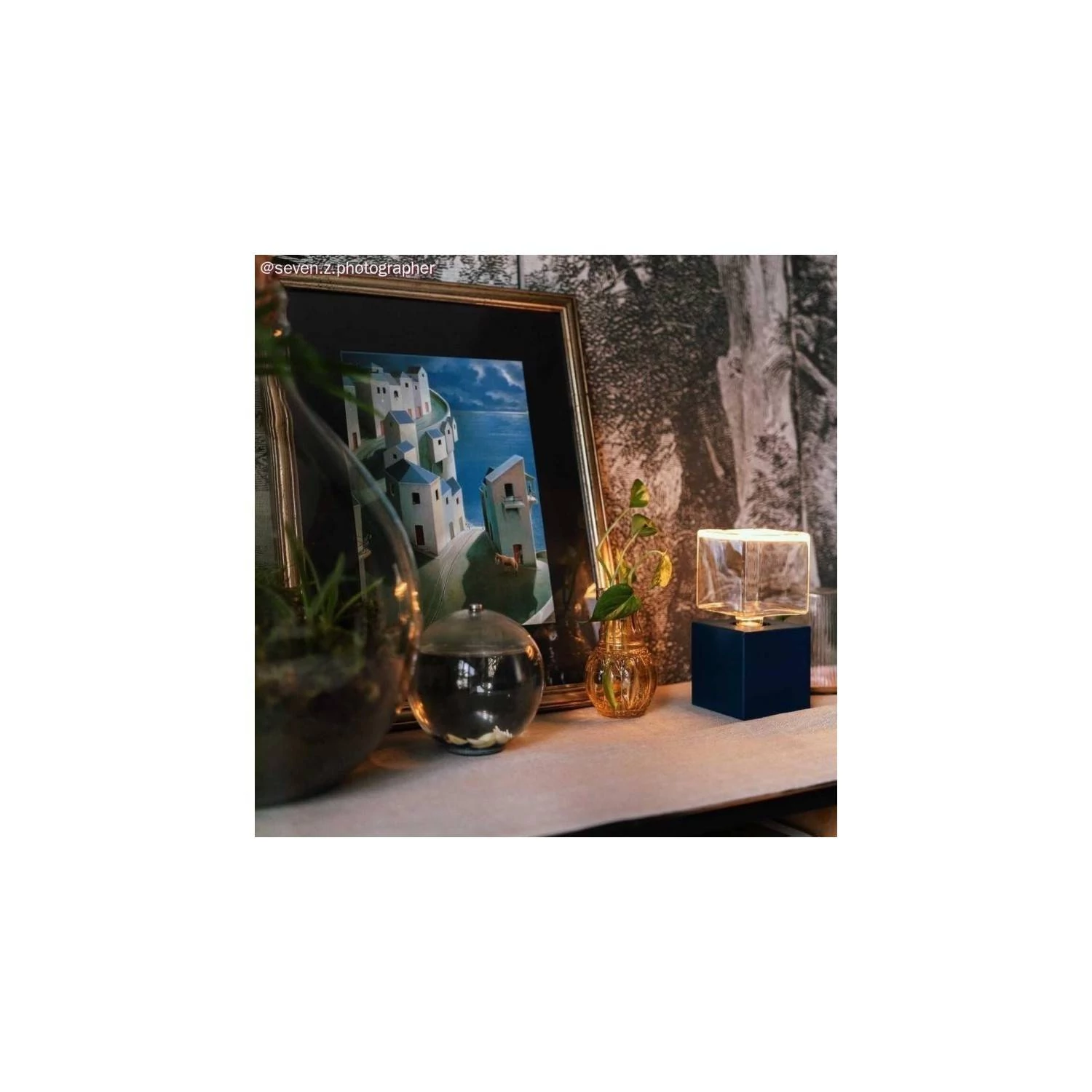 LED-lichtbron Cube Clear Floating-Collectie 4,5W Dimbaar 2200K