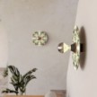 Wand- of plafondlamp met majolica lampenkap - IP44 Waterdicht