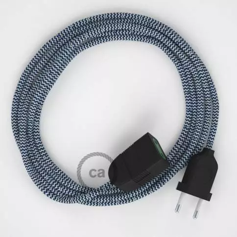 Lamp met 2 spots met Tub-E14 lampenkap en ronde plafondkap