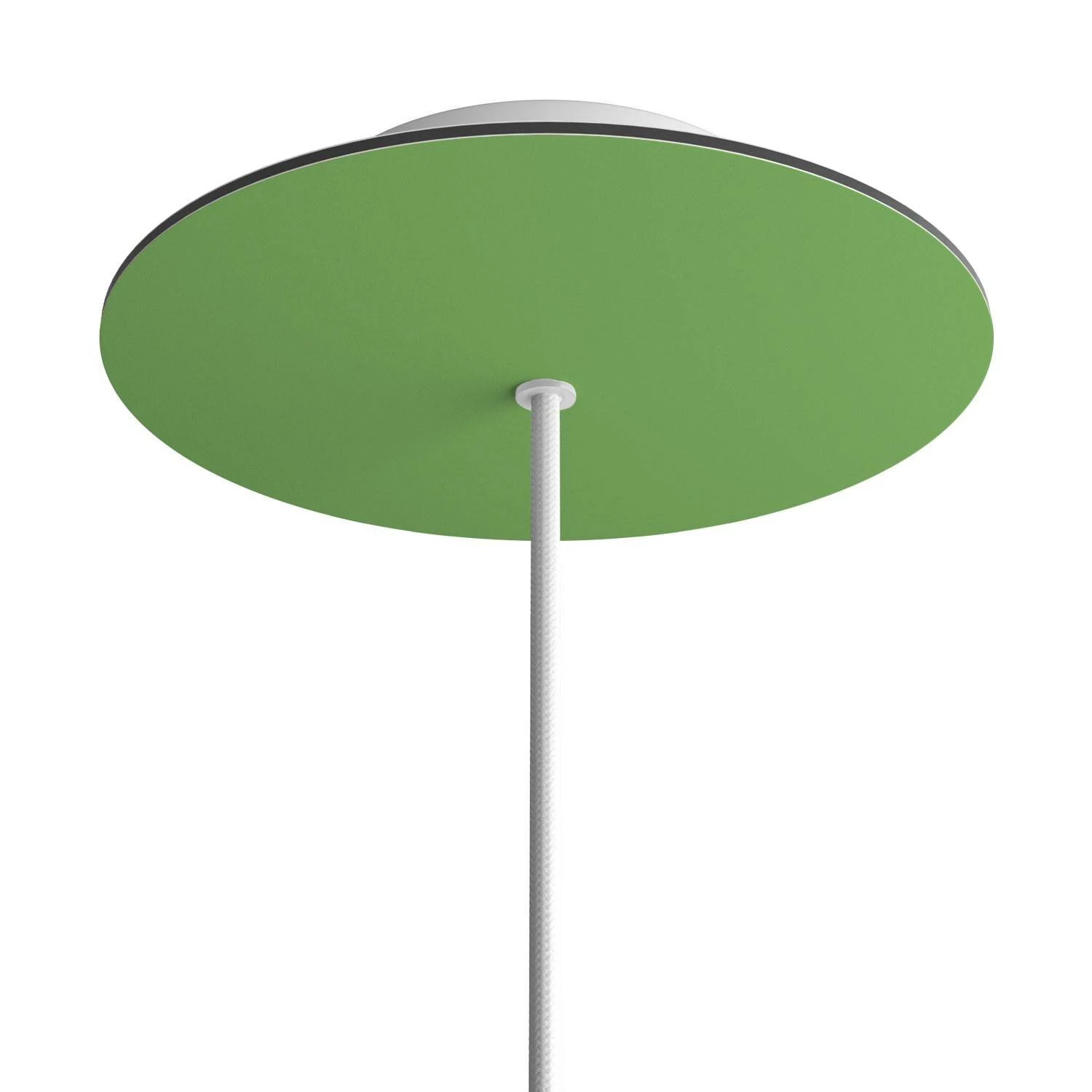 Rose-One compleet rond plafondkap-kit 200 mm. met 1 gat en 4 zijgaten