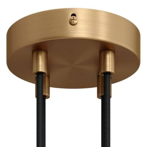 Strak design 4-gaats 120 mm. cilindrische metalen plafondkap
