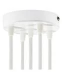 Strak design 5-gaats 120 mm. cilindrische metalen plafondkap
