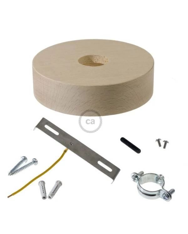 Houten plafondkap kit voor 3XL snoer