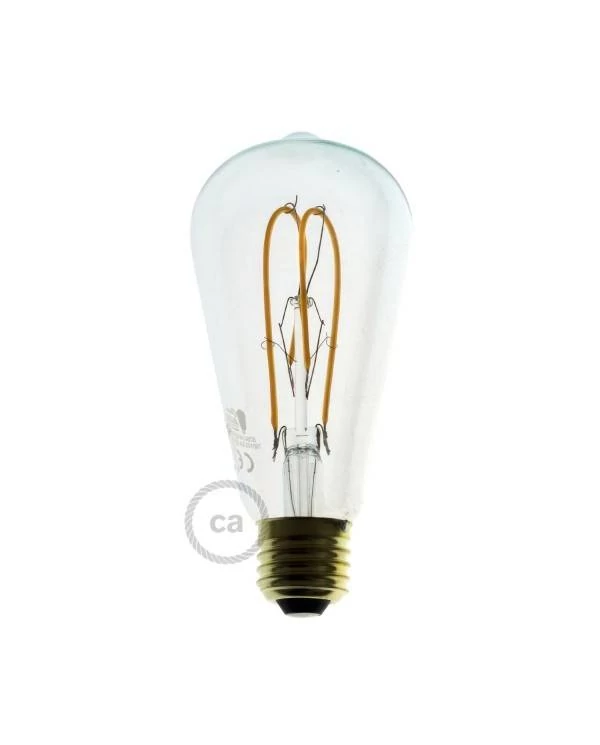 EIVA buiten hanglamp met lampenkap, textielkabel, snoerbevestiging, siliconen plafondkap en E27 fitting IP65 waterdicht