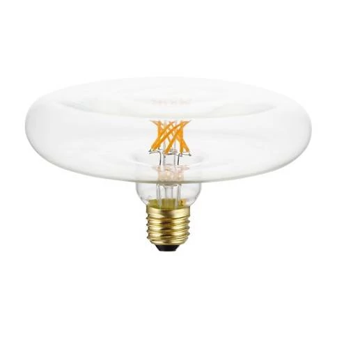 DASH D170 Clear LED lichtbron met twisted filament 6W E27 Dimbaar 2700K