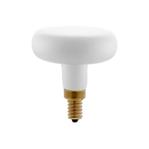 DASH D66 White Frosted LED lichtbron met recht filament   4W E14 Dimbaar 2700K