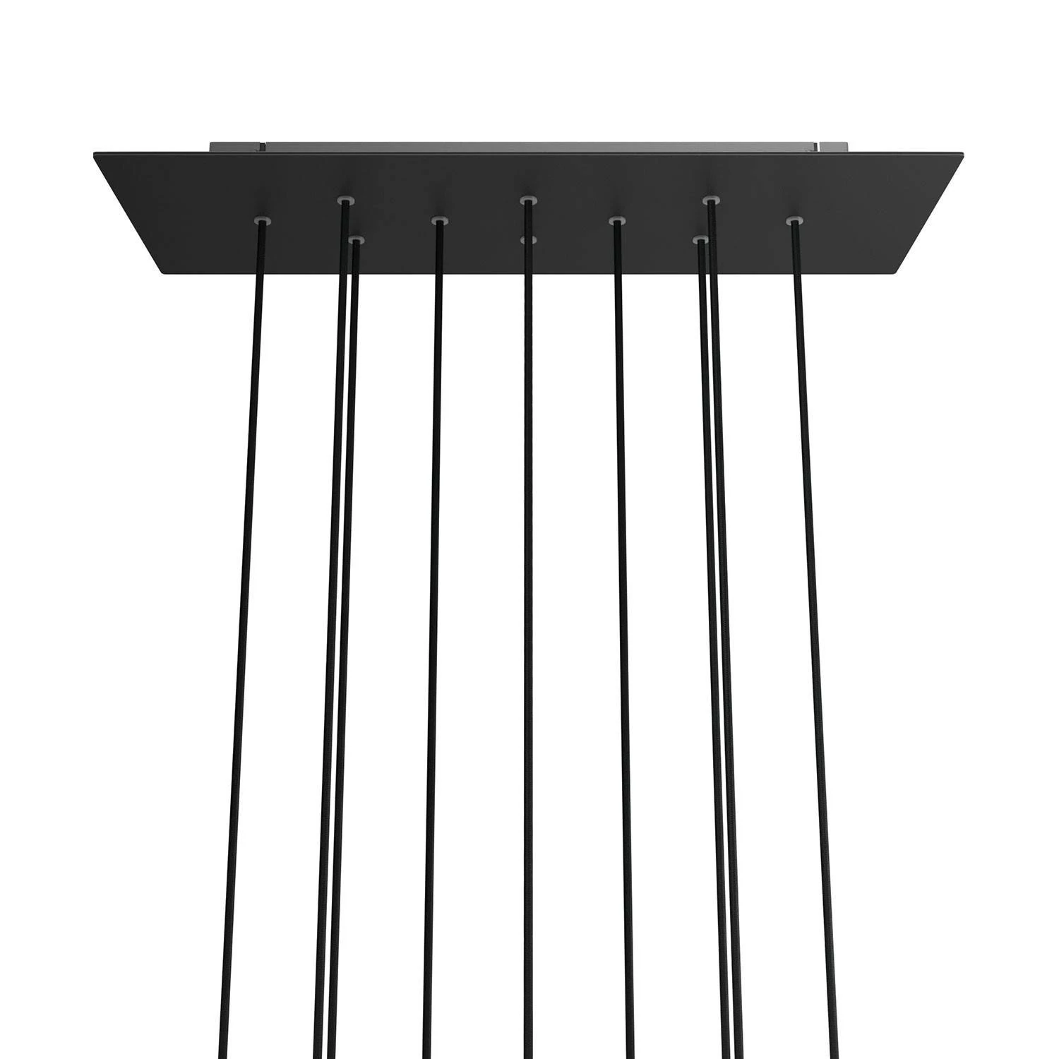 XXL rechthoekige 10-gats Rose-One plafondkap-kit, afmetingen 675 x 225 mm