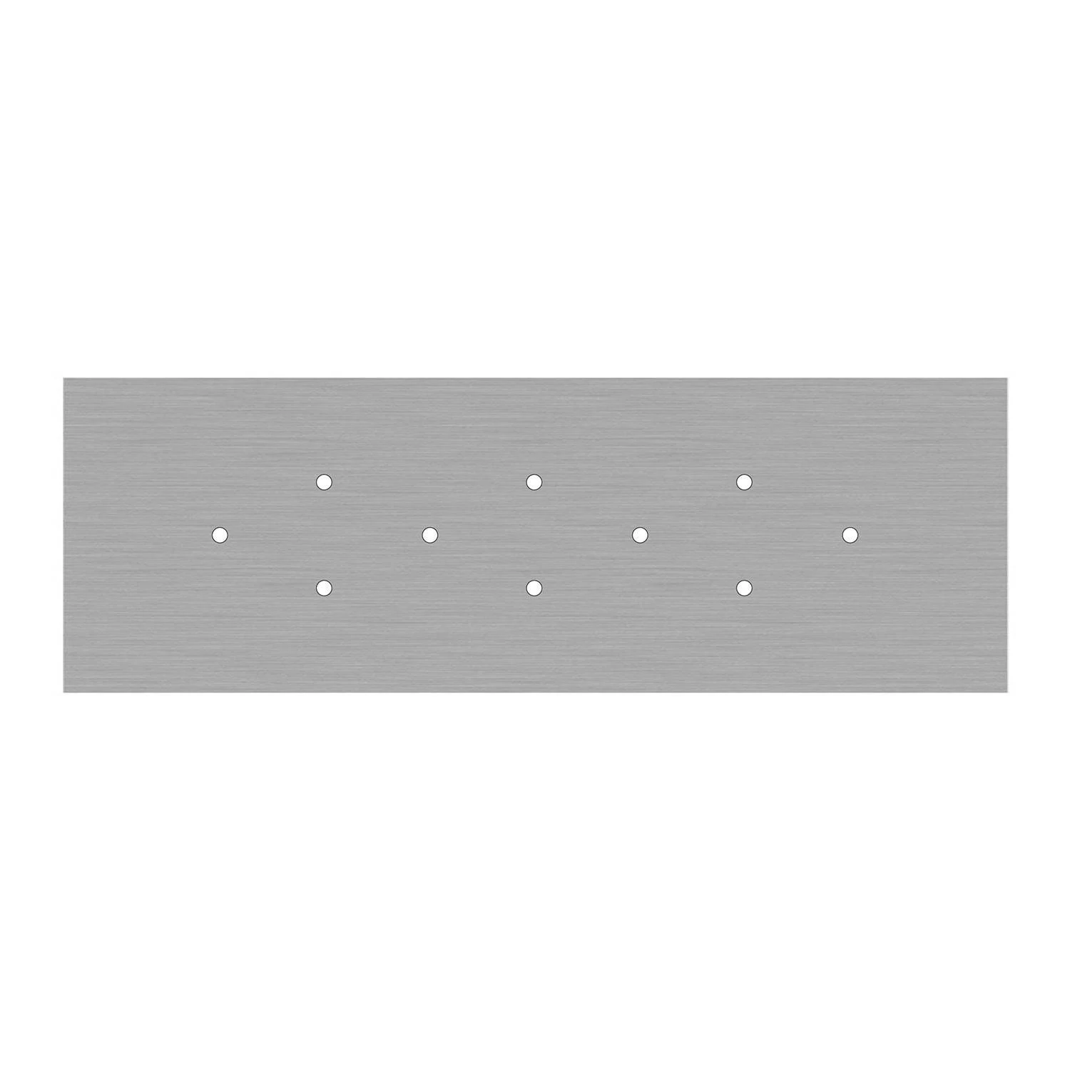 XXL rechthoekige 10-gats Rose-One plafondkap-kit, afmetingen 675 x 225 mm
