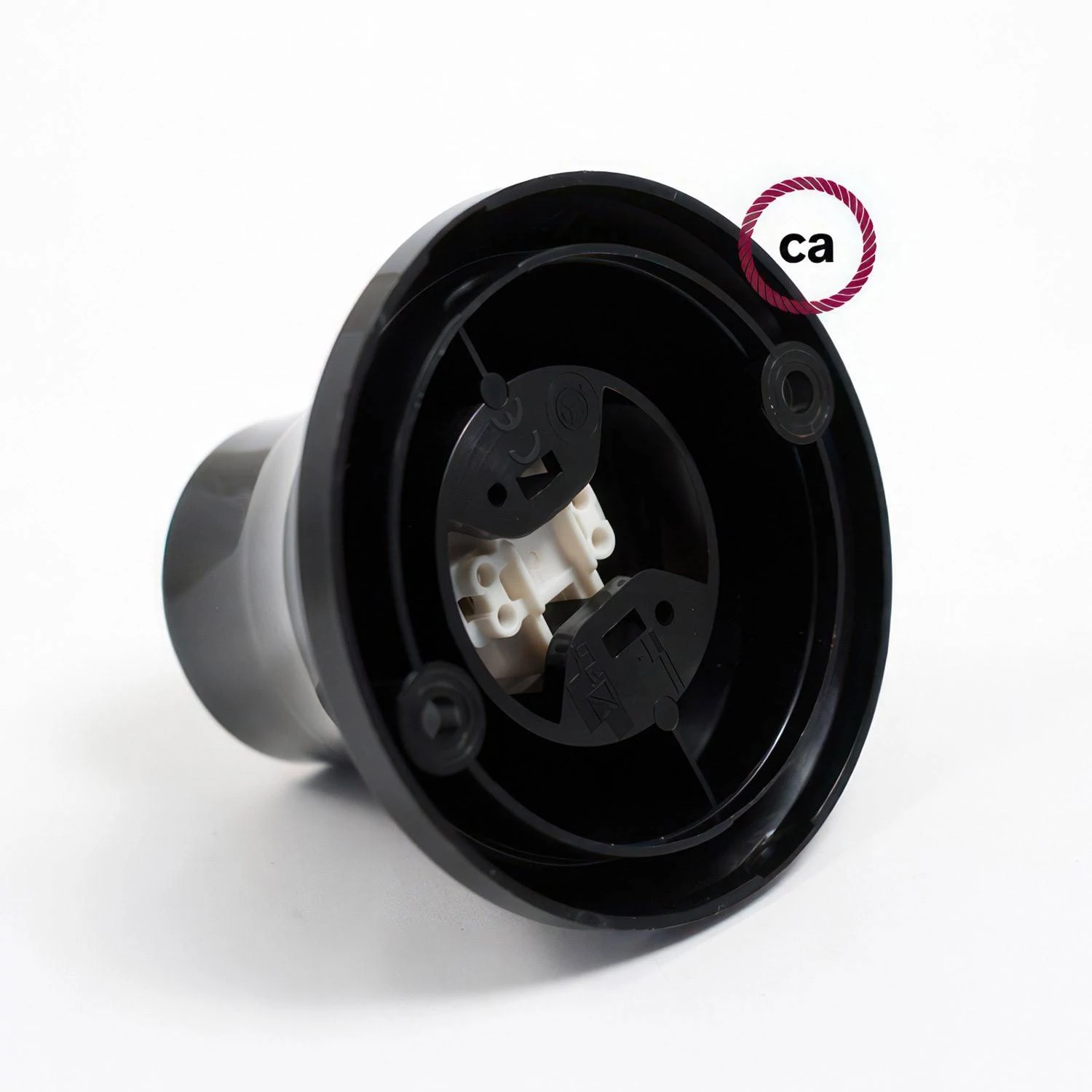 90° E27 thermoplastische wand- of plafondfitting
