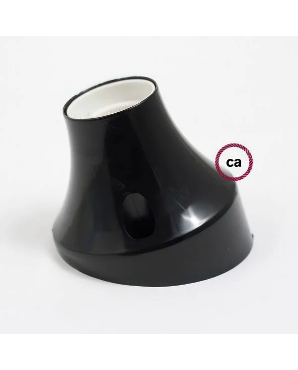 45° E27 thermoplastische wand- of plafondfitting