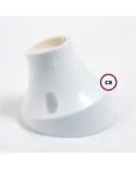 45° E27 thermoplastische wand- of plafondfitting