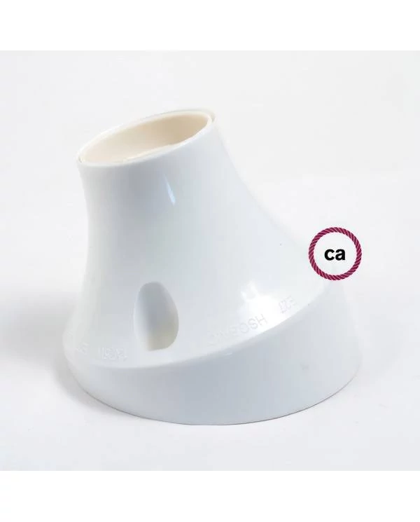 45° E27 thermoplastische wand- of plafondfitting