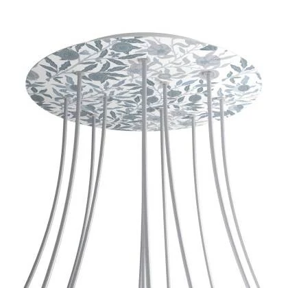 Rose-One compleet rond plafondkap-kit 400 mm. met 12 gaten en 4 zijgaten - PROMO