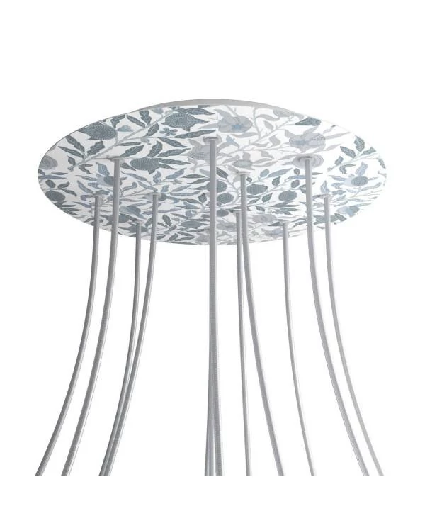Rose-One compleet rond plafondkap-kit 400 mm. met 12 gaten en 4 zijgaten - PROMO