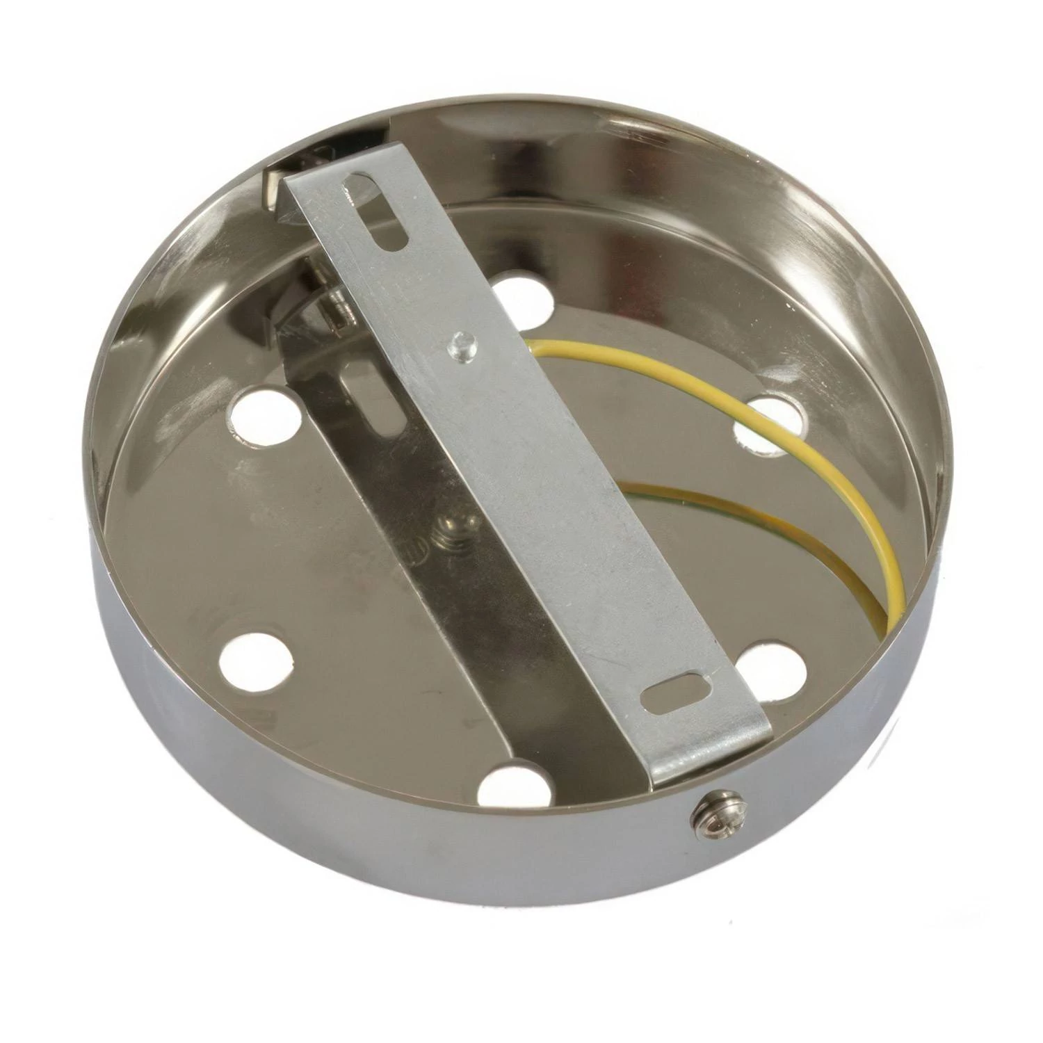 Strak design 6-gaats 120 mm. cilindrische metalen plafondkap