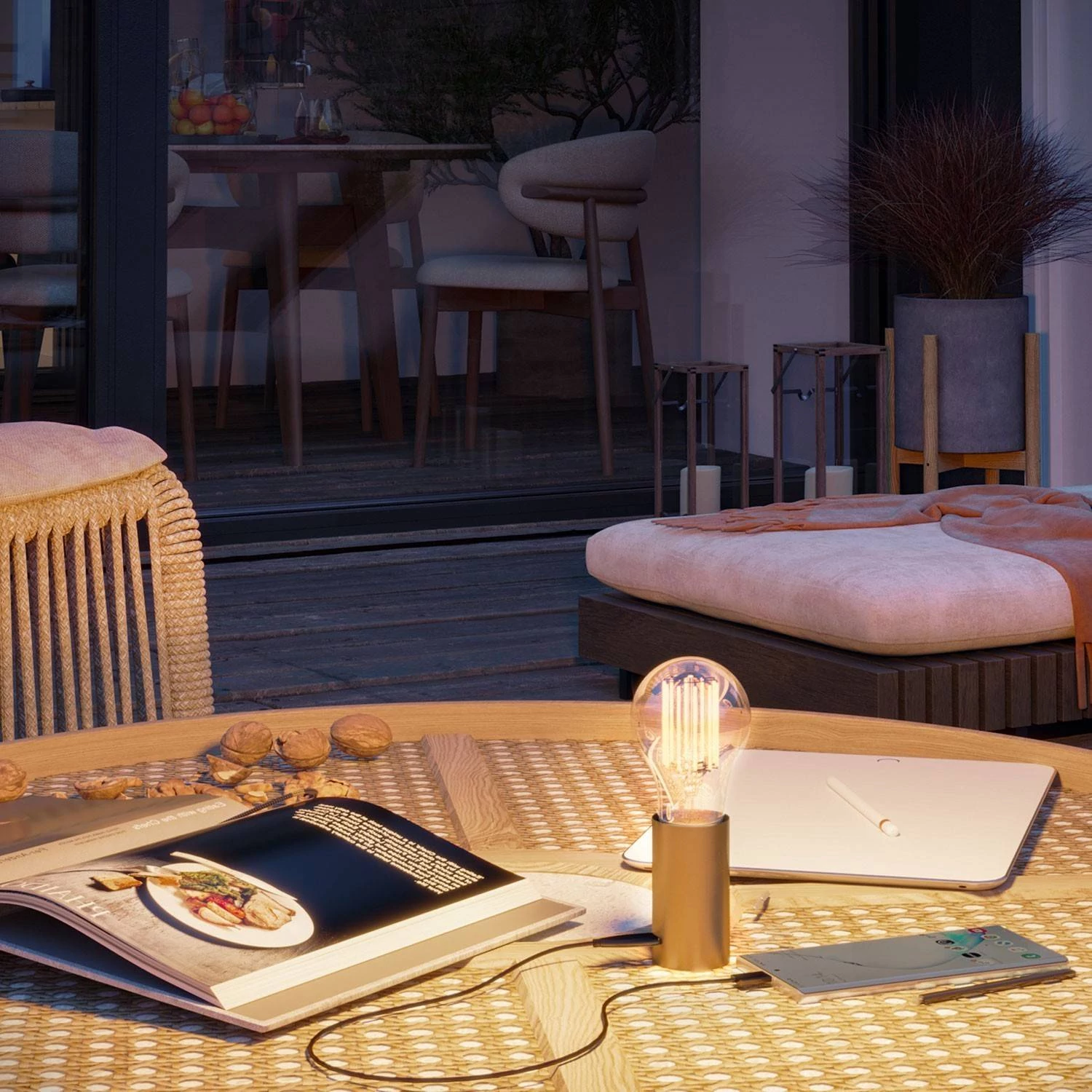 SI! 5V draagbare lamp met A60 lichtbron