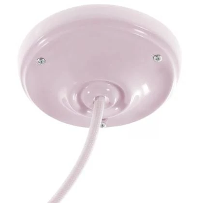 Porseleinen plafondkap kit - antiek roze