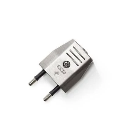 Creative stekker 2-polig Europlug 10A - titanium
