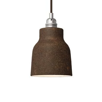 Vaso Materia keramiek lampenkap - Made in Italy - corten-effect - wit