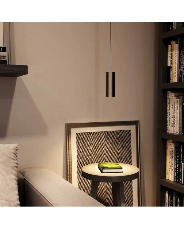 Tub-E14, buis-spot met dubbele ringcontactdoos E14