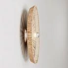 Wand- en plafondlamp met Tahiti raffia lampenkap