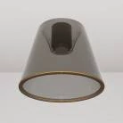 Design plafondlamp met rokerige kegelvormige Ghost bol