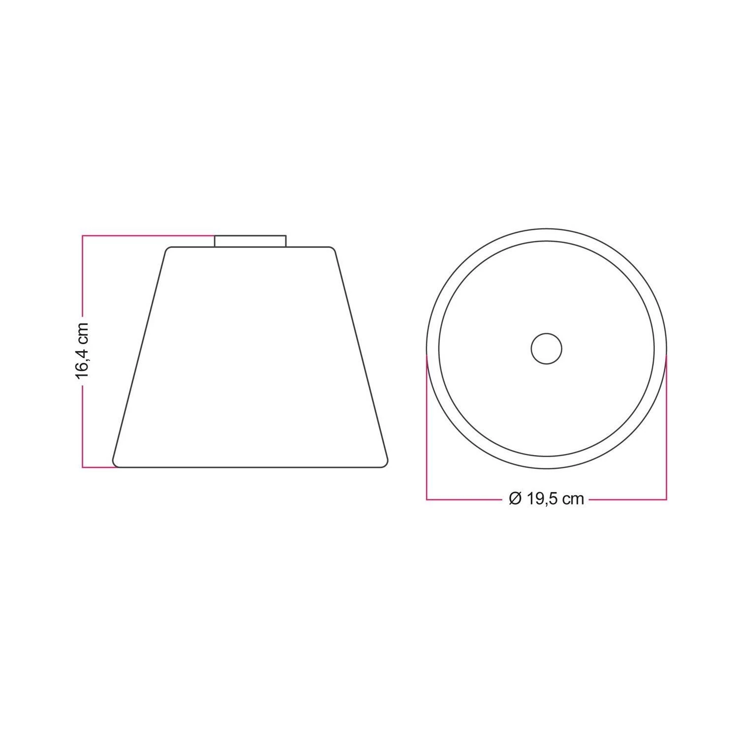 Design plafondlamp met rokerige kegelvormige Ghost bol