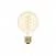 LED Gouden LED Carbon Filament lamp C05 Gebogen Spiraal Globe G80 4W E27 Dimbaar 1800K
