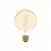 LED Gouden LED Carbon Filament lamp C06 Gebogen Spiraal Globe G95 4W E27 Dimbaar 1800K