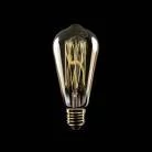 LED Gouden LED Carbon filament lamp C54 Edison ST64 7W E27 Dimbaar 2700K