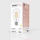 LED heldere Edison gloeilamp ST64 7W 806Lm E27 3500K Dimbaar - N02