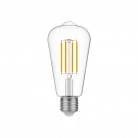LED heldere Edison gloeilamp ST64 7W 806Lm E27 3500K Dimbaar - N02