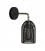 Fermaluce Metal met Ghostbell lampenkap, metalen wandlamp met gebogen arm