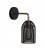 Fermaluce Metal met Ghostbell lampenkap, metalen wandlamp met gebogen arm
