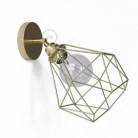 Fermaluce Metallo 90° met Diamond lampenkap, verstelbare metalen muurlamp