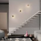 Fermaluce Metallo 90° met Diamond lampenkap, verstelbare metalen muurlamp
