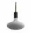 Hanglamp vervaardigd in Italië met textielkabel, metalen afwerking en 7 cm kabelbinder