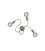 Creative Flex 60 cm wand- of plafondlamp met LED G95 gloeilamp