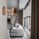 Fermaluce metalen lamp met Globe LED lichtbron