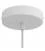 Strak design 1-gaats 120 mm. cilindrische metalen plafondkap