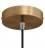 Strak design 1-gaats 120 mm. cilindrische metalen plafondkap