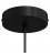 Strak design 1-gaats 120 mm. cilindrische metalen plafondkap