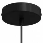 Strak design 1-gaats 120 mm. cilindrische metalen plafondkap
