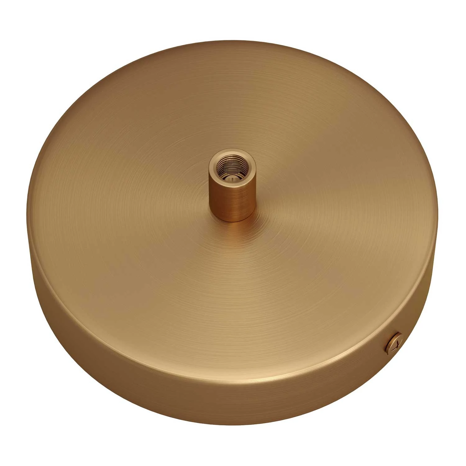 Strak design 1-gaats 120 mm. cilindrische metalen plafondkap
